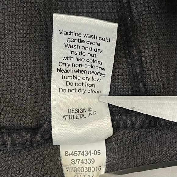 Athleta Leggings Women's L Metro High Rise Velvet Corduroy Gray - Picture 7 of 13